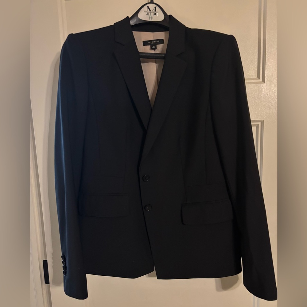 Ann Taylor 2 button Black Blazer - Size 10